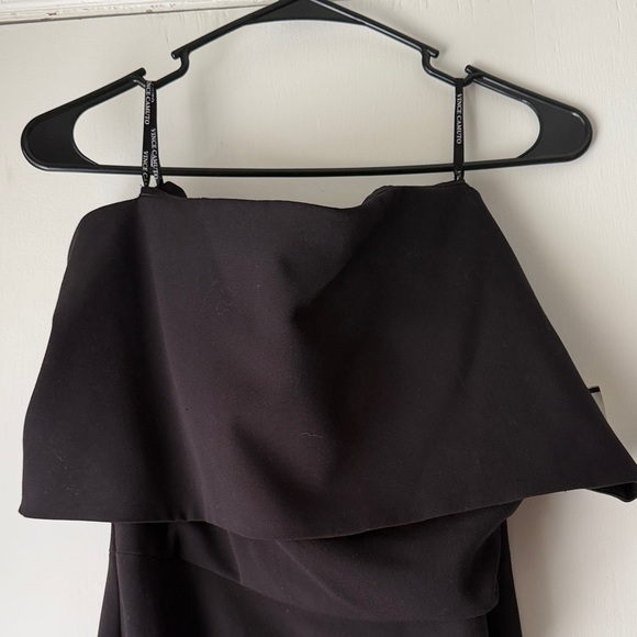 Elegant Vince Camuto Strapless Off-Shoulder Black Dress. Size 12 - Picture 4 of 5